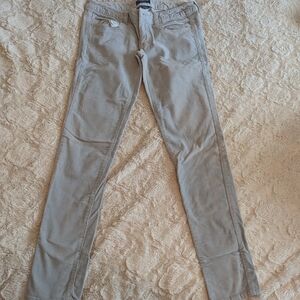 American Eagle Outfitters Women's Light Grey Corduroys